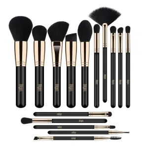 Makeup brushes 15pcs Professional Brush Set Premium Vegan Soft Blending EyeShadow Eyelash Eyeliner lip brushes kit