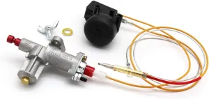 MENSI Main Gas Control Safety Valve for Propane Gas Radiant Tank Top Heater Thermocoupler Tip Over Switch Set (Assembly Replacement Kit)