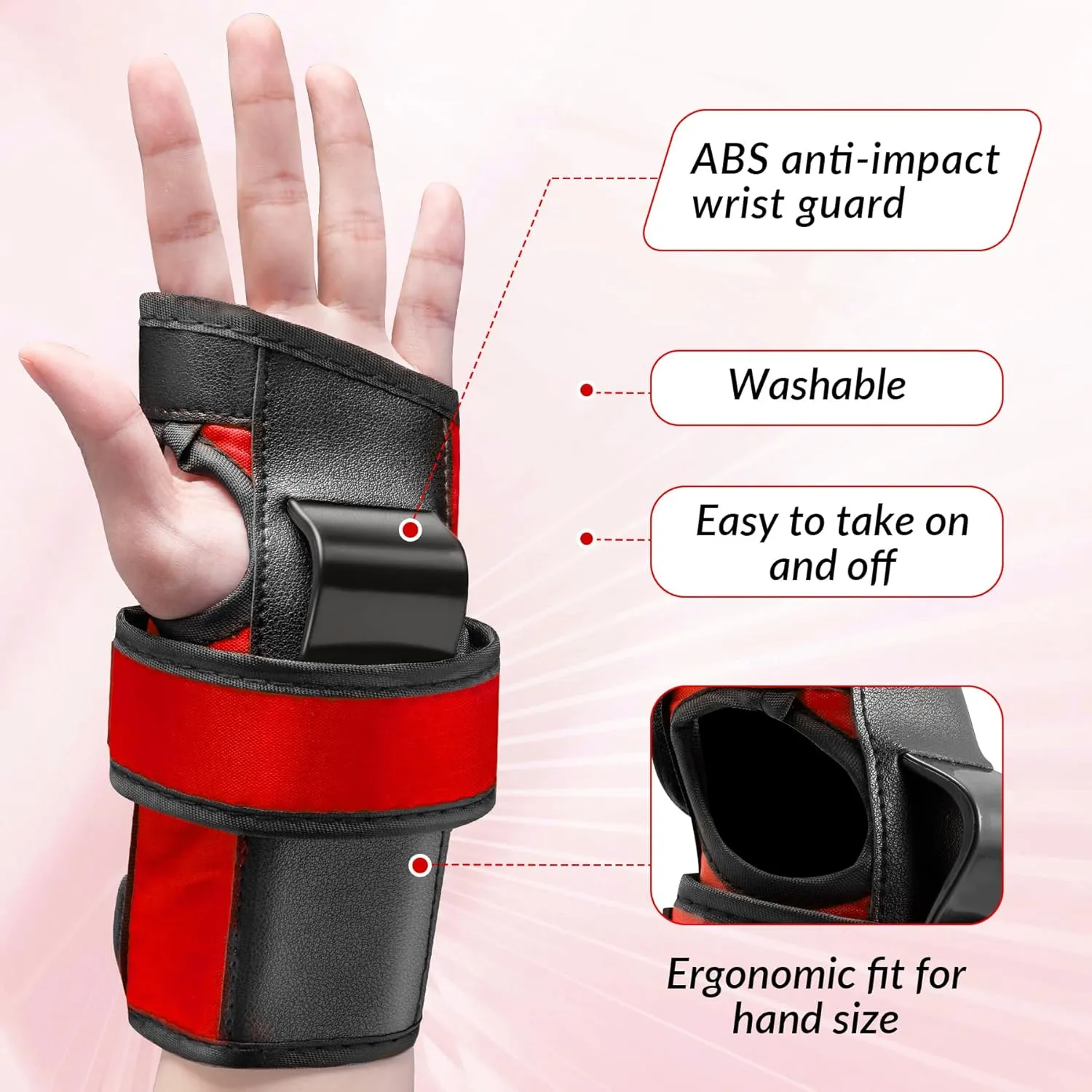 METROLLER Adult & Kids Protective Gear Set for Men, Women Youth Knee Pads, Elbow Pads & Wrist Guards 3 in 1 for Skateboarding Multi-Sports Protective Gear
