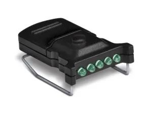 MICRO - 10 LUMEN HAT CLIP LIGHT - 5 LED BULB GREEN