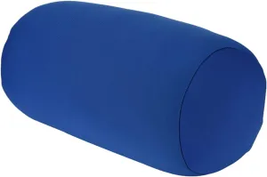 Microbead Back Cushion Roll Throw Pillow Comfy Bean Bag Pillow Travel Home Sleep Neck Support Comfortable for Travel Airplane Car Sofa Bed (Blue)