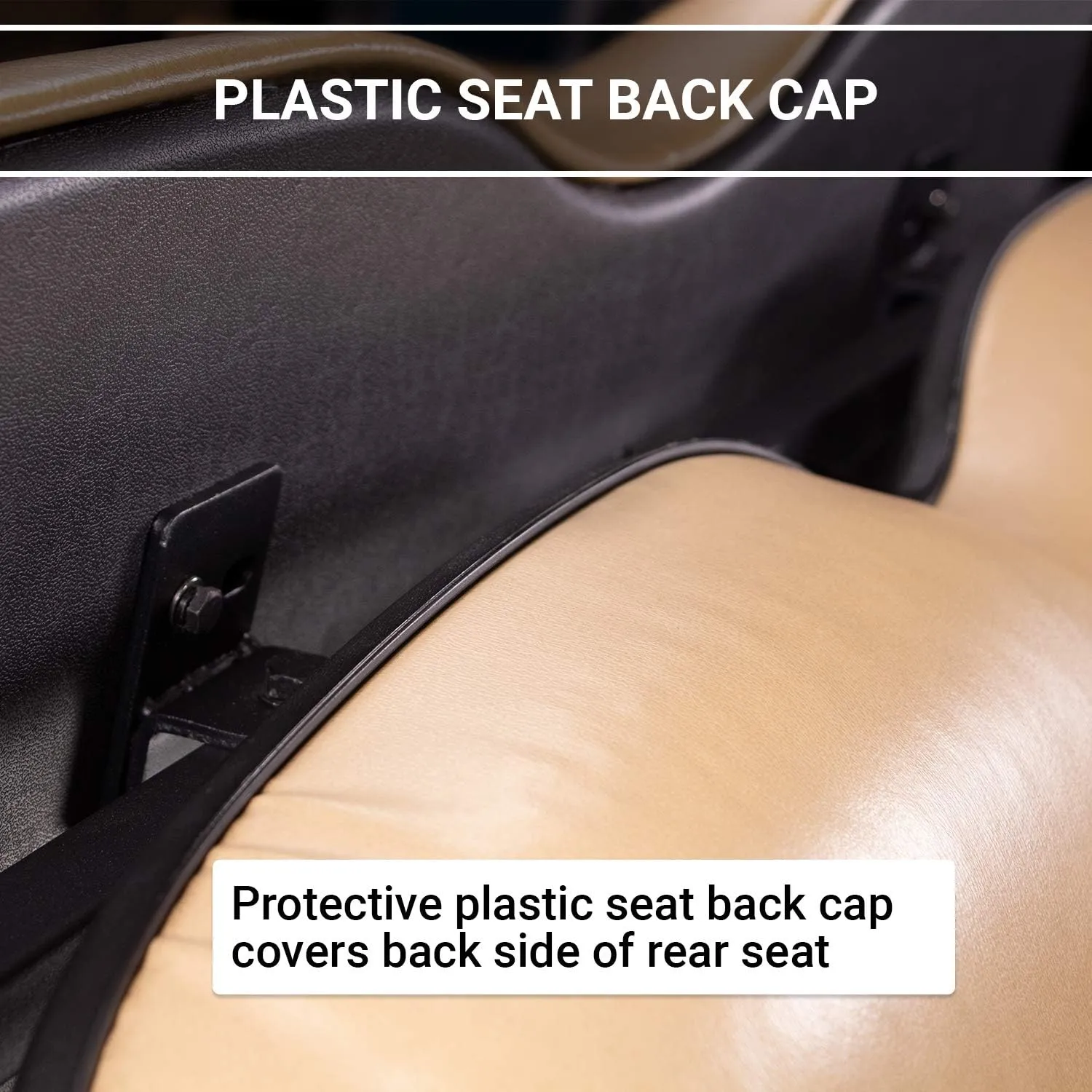 MODZ® Flip4 Club Car Precedent Golf Cart Rear Seat Kit – Black