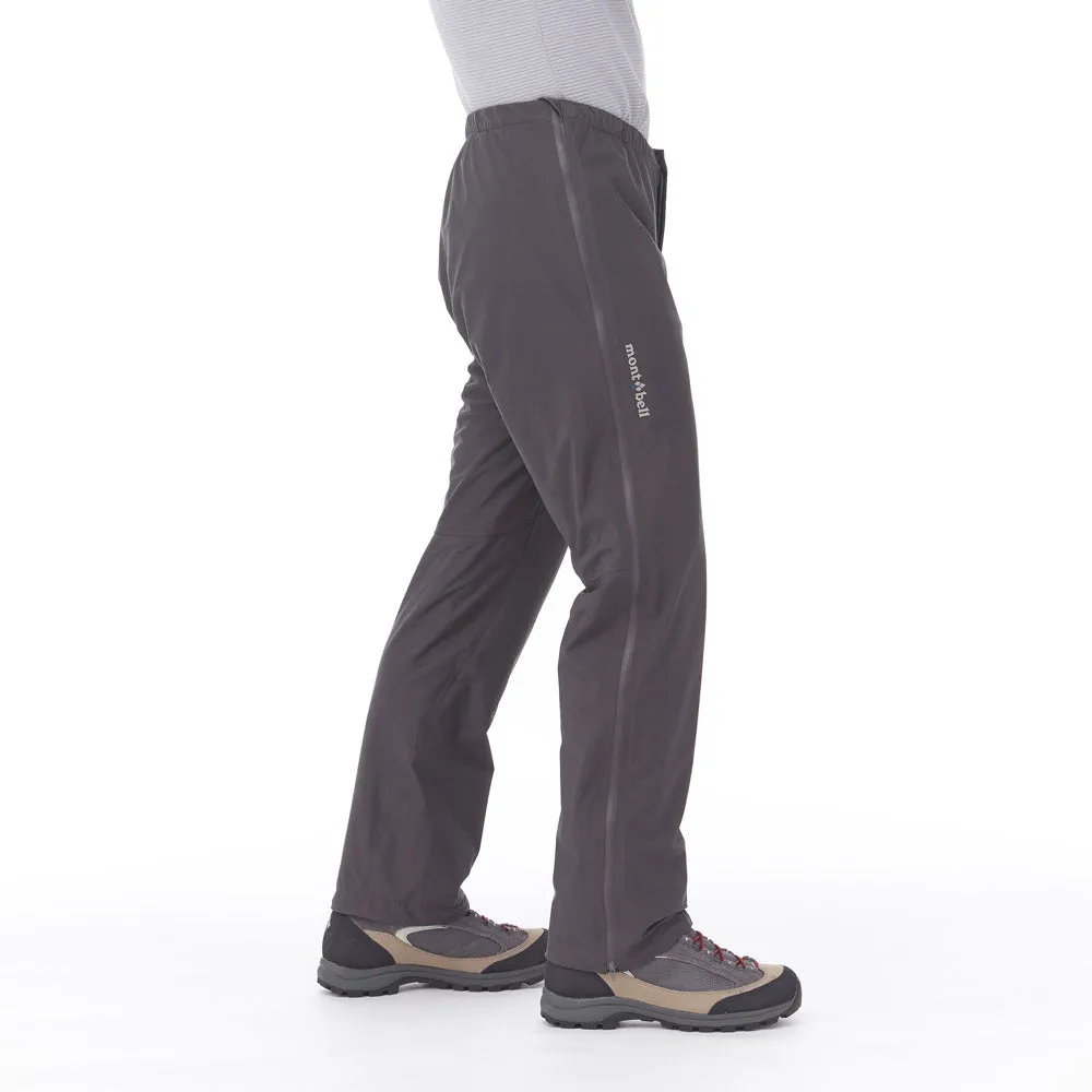 Montbell Rainwear Women's Stretch Rain Full Zip Pants - Waterproof Hiking Outdoor Travel