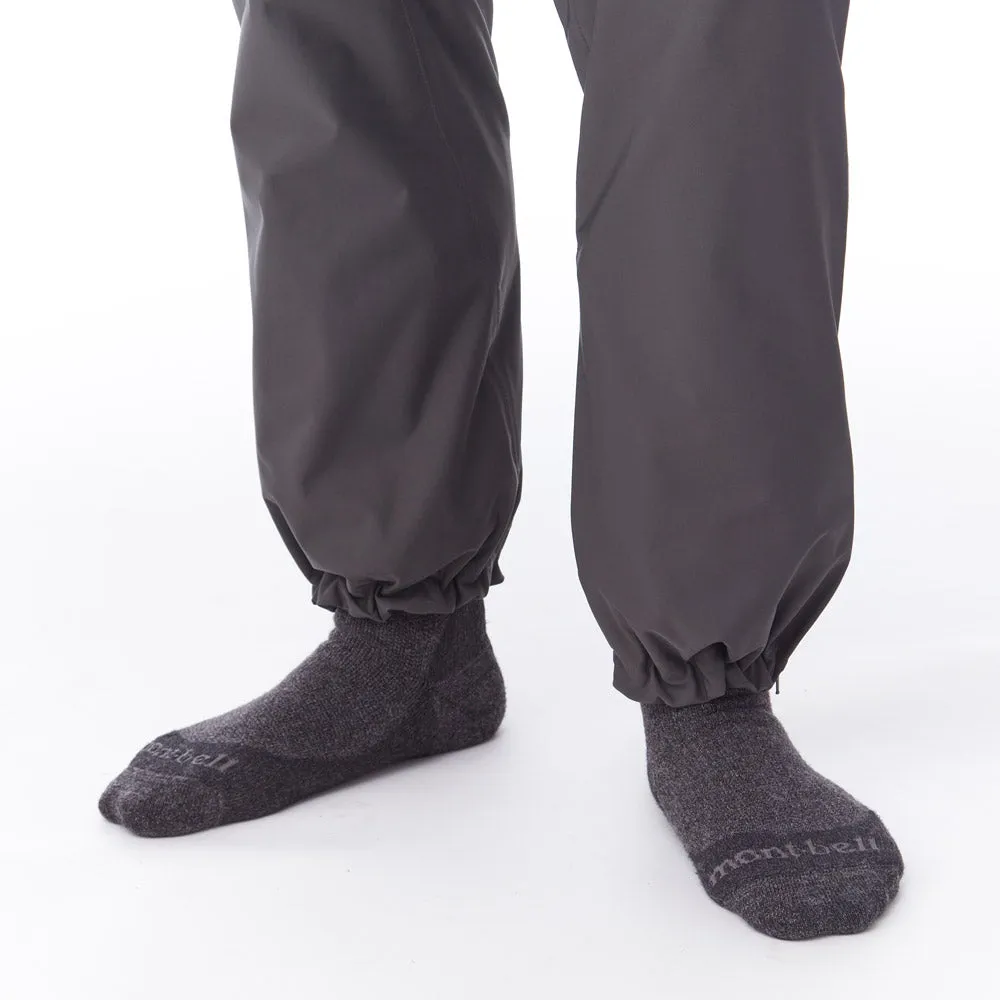 Montbell Rainwear Women's Stretch Rain Full Zip Pants - Waterproof Hiking Outdoor Travel