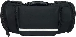 Motorcycle Back Roll Bag Touring Traveler Tour Trunk Bag, Black