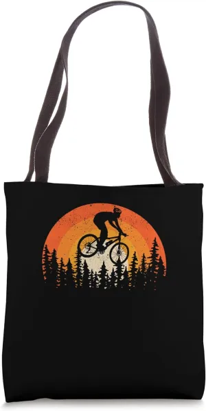 Mountain Bike Vintage MTB Downhill Biking Cycling Biker Ride Tote Bag
