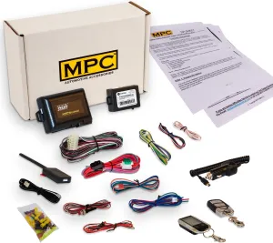 MPC Complete 2 Way LCD Remote Start Kit Compatible with Ford Contour 1998-2000