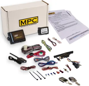 MPC Complete 2-Way LCD Remote Start Kit with Keyless Entry and Data Module Compatible with Ford Crown Victoria 2010-2012