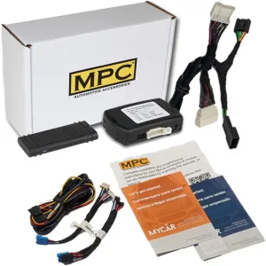 MPC Plug N Play Remote Starter with Smartphone Control Compatible with 2016-2017 Lexus IS200t |Gas| |Push to Start| with T-Harness - Factory Key Fob Activated - Firmware Preloaded