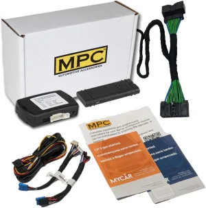 MPC Plug N Play Remote Starter with Smartphone Control Compatible with 2017-2019 Ford F-350 Super Duty |Diesel| |Push to Start| with T-Harness OEM Key Fob Activated