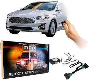 MPC Remote Start Kit Compatible with 2014-2021 Ford Fusion || Plug n Play Harness || Press Fob Lock-Unlock-Lock to Start || 10 Minute Install || Zero Wire Splicing || Gas Vehicles