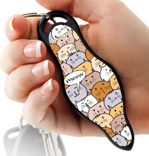 MUNIO Self Defense Keychain Kit – Personal Safety Device, Portable & Legal for Airplane Travel, TSA Approved, Made in the USA