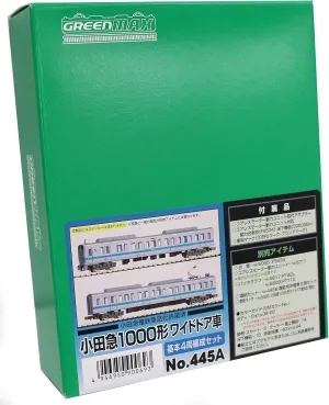 N Gauge Odakyu 1000 Type Wide Door Car, Basic 4-Car Construction Set, 445A, Railway Model, Train