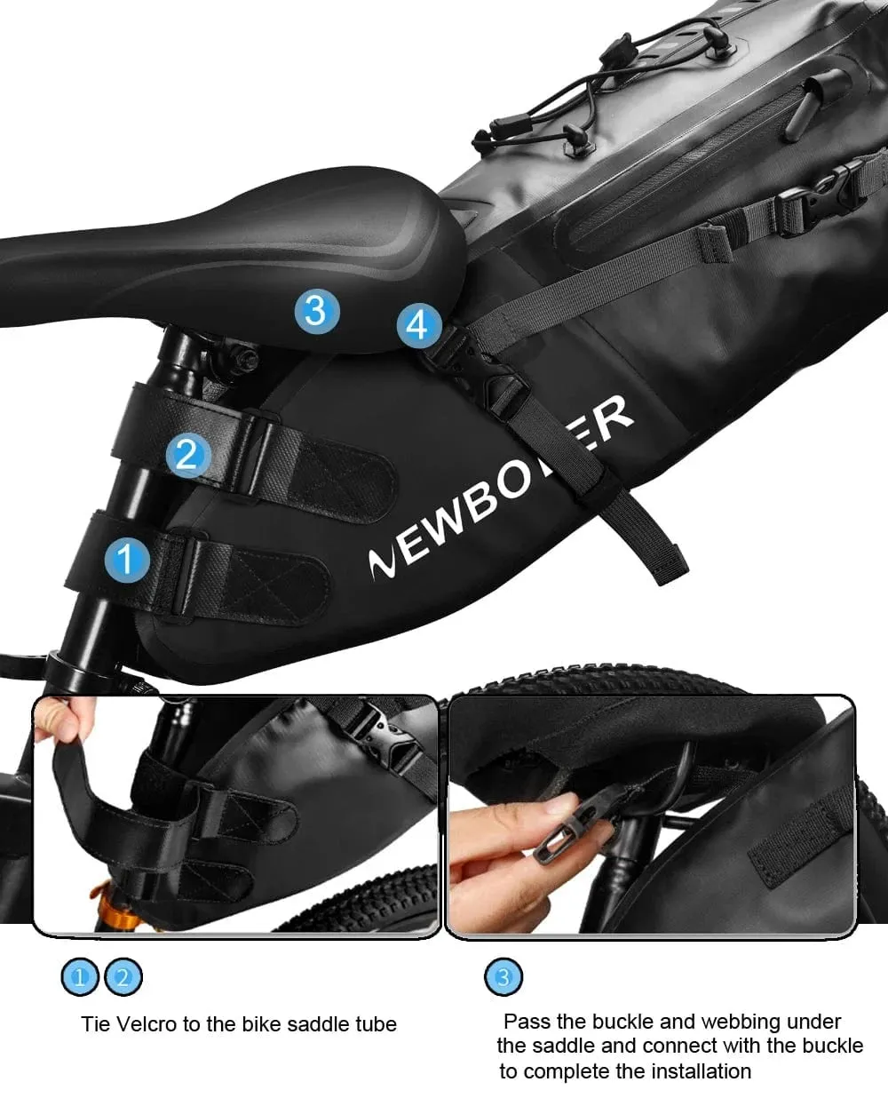 NEWBOLER - Saddle Bag (10L)