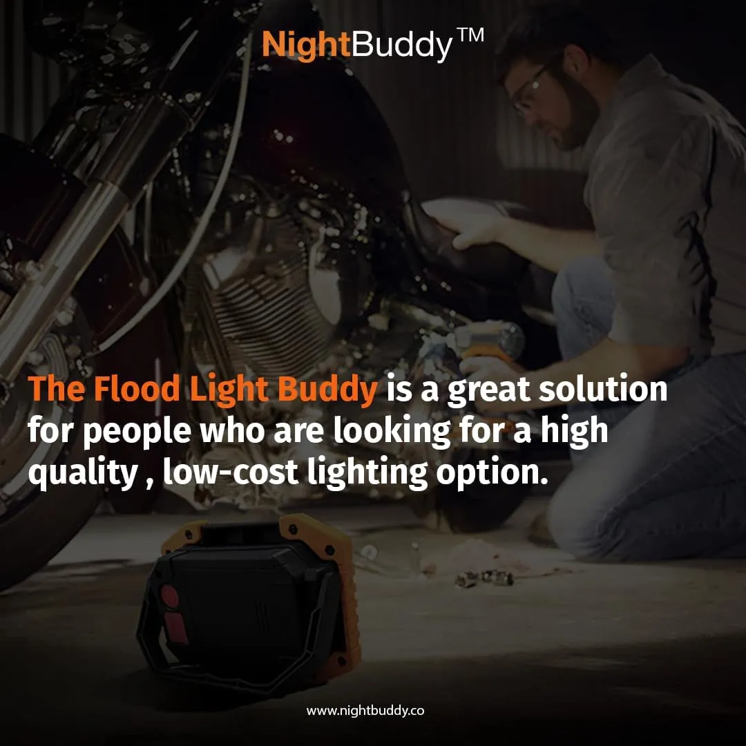 NightBuddy Original LED Headlamp Rechargeable Flashlight Adults Camping Essentials Backpacking Lights 4X Brighter Headband Lamp 5 Light Modes Hiking Gear Must Haves (Headlamp   Floodlight)