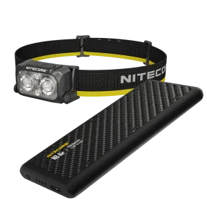 Nitecore NU25 MCT Headlamp with NB Air Power Bank