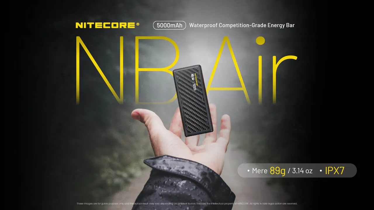 Nitecore NU25 MCT Headlamp with NB Air Power Bank