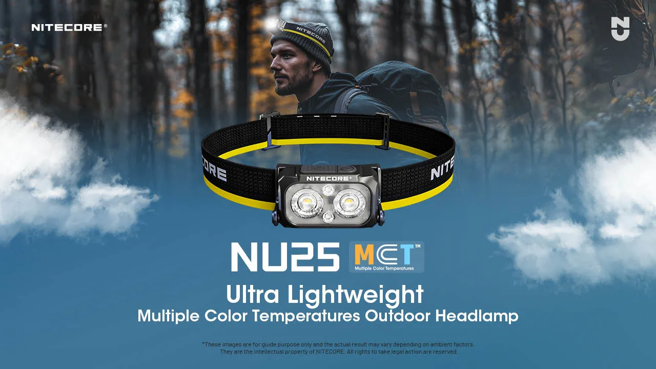 Nitecore NU25 MCT Headlamp with NB Air Power Bank