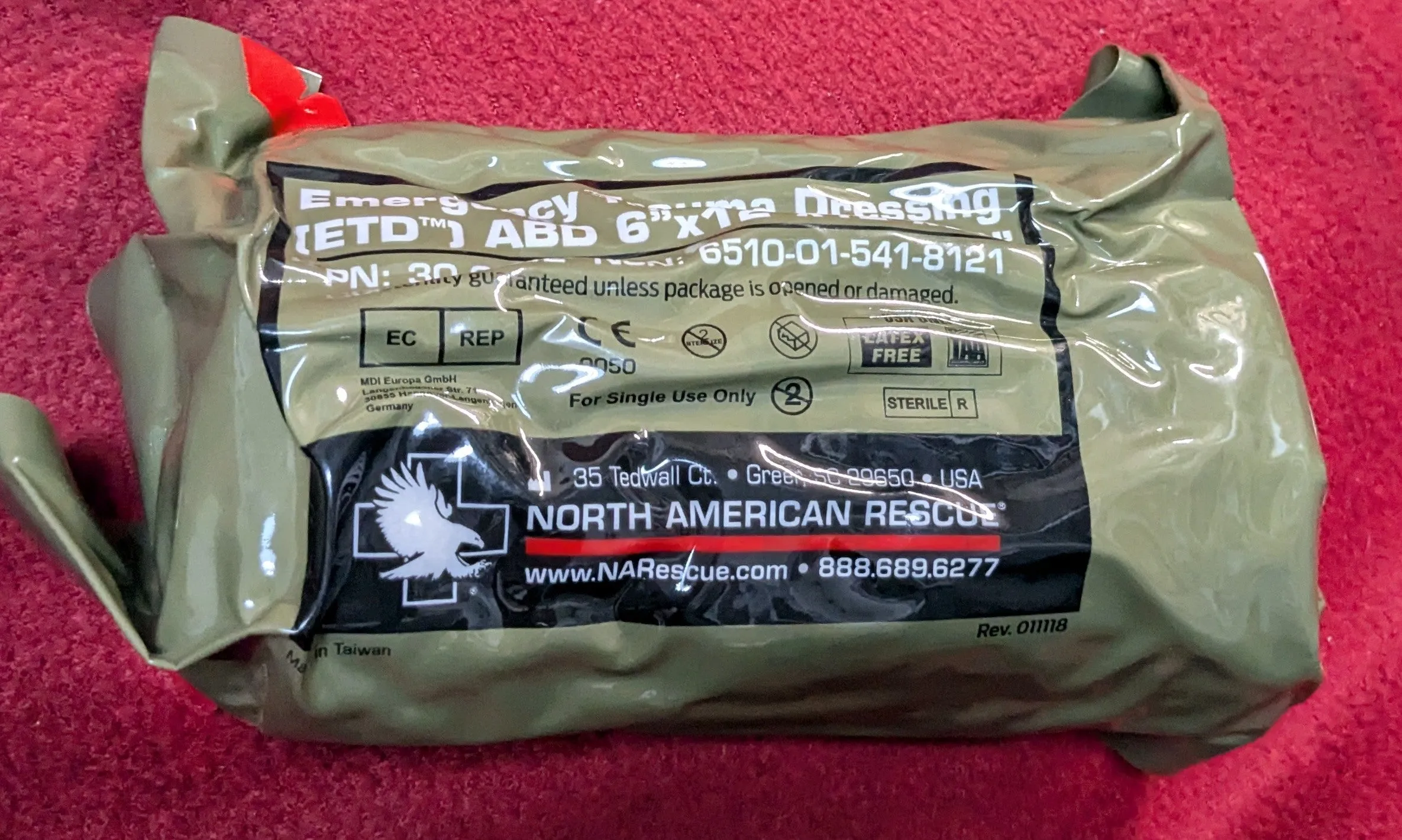 NOS North American Rescue First Aid Squad Kit CCRK  (25APR14)