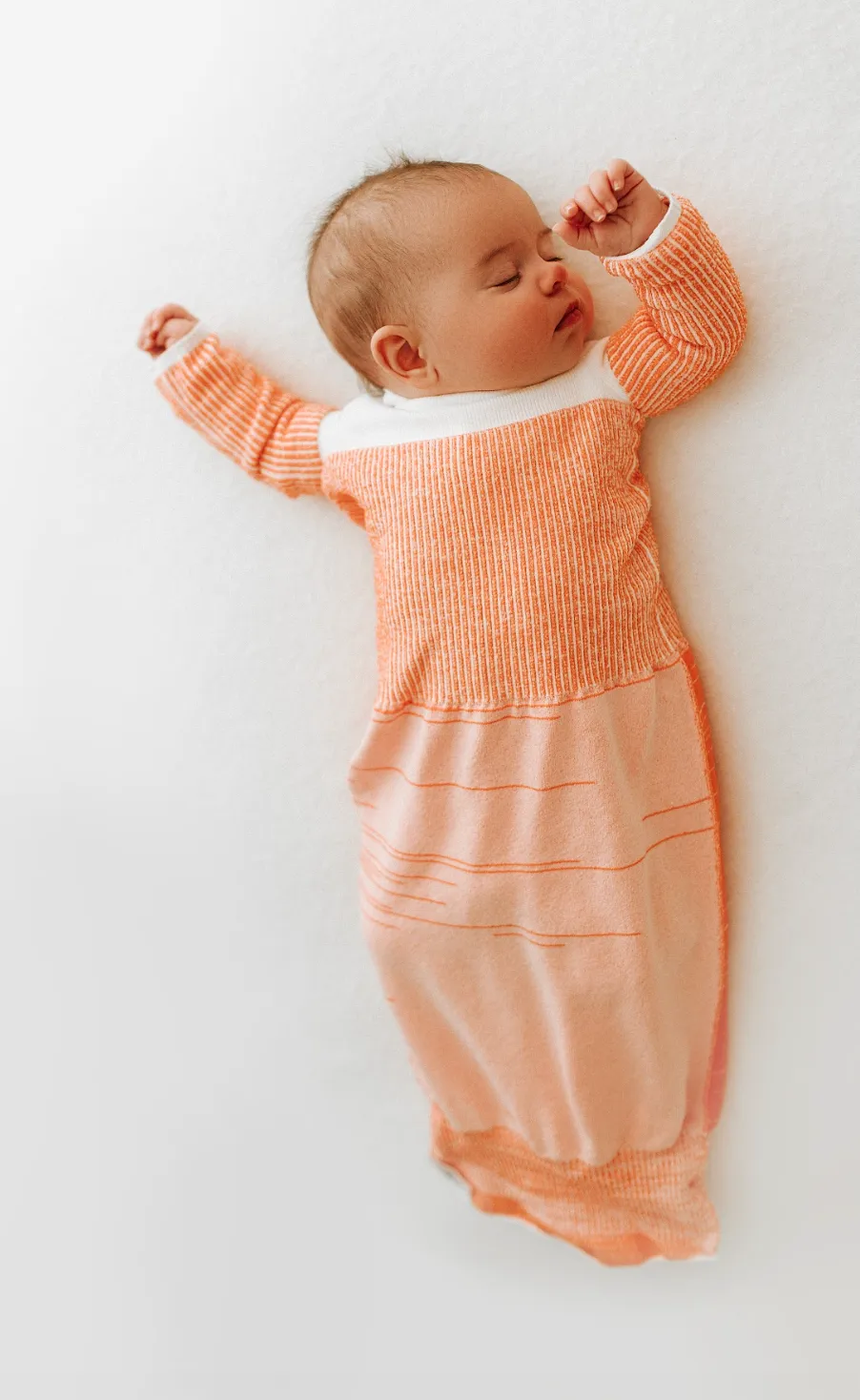 Orange Arms Out™ Long Sleeve Sleep Sack
