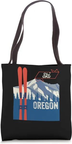 Oregon Ski Gear - Oregon Mountain Skiing Tote Bag