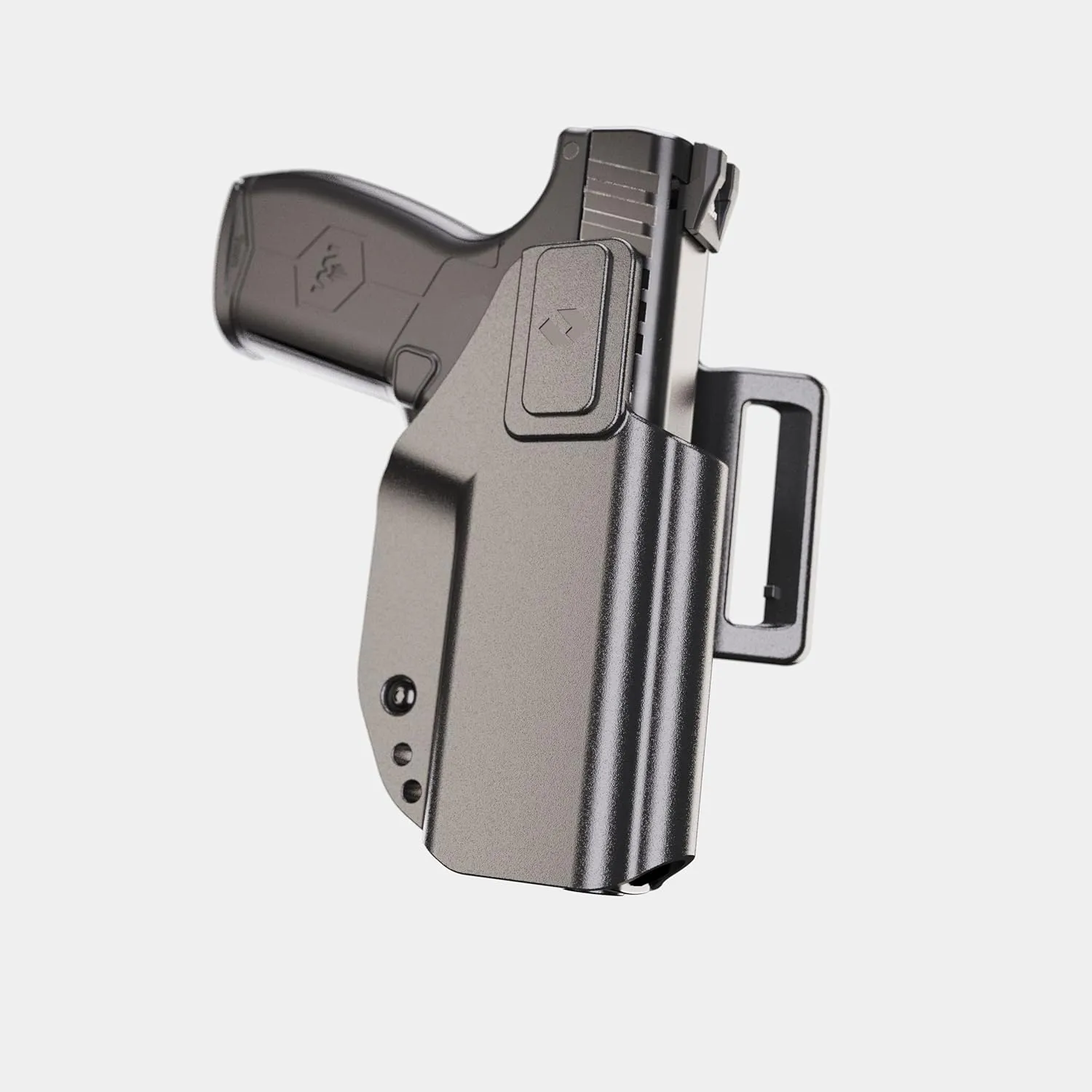 Orpaz EVO IWI Masada Slim Holster, Dual-Carry Holster That Provides Multiple Options to Suit Your Needs - IWB or OWB - Will Secure Your Handgun with a Tactical Appearance