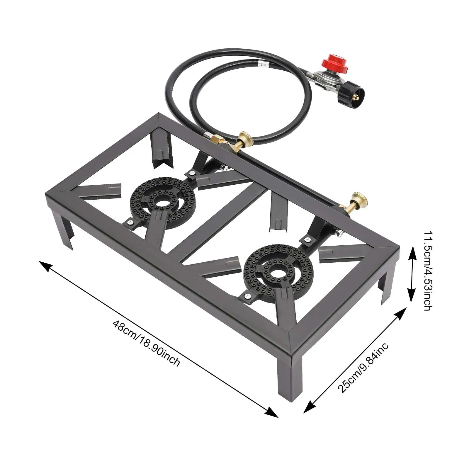 Outdoor Double Burner Propane Stove Cooker