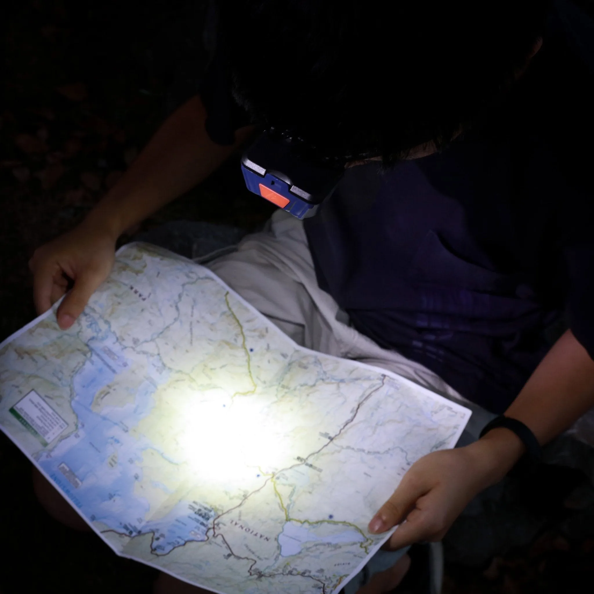 Ozark Trail 100-Lumen LED Headlamp - Blue, Model 31639