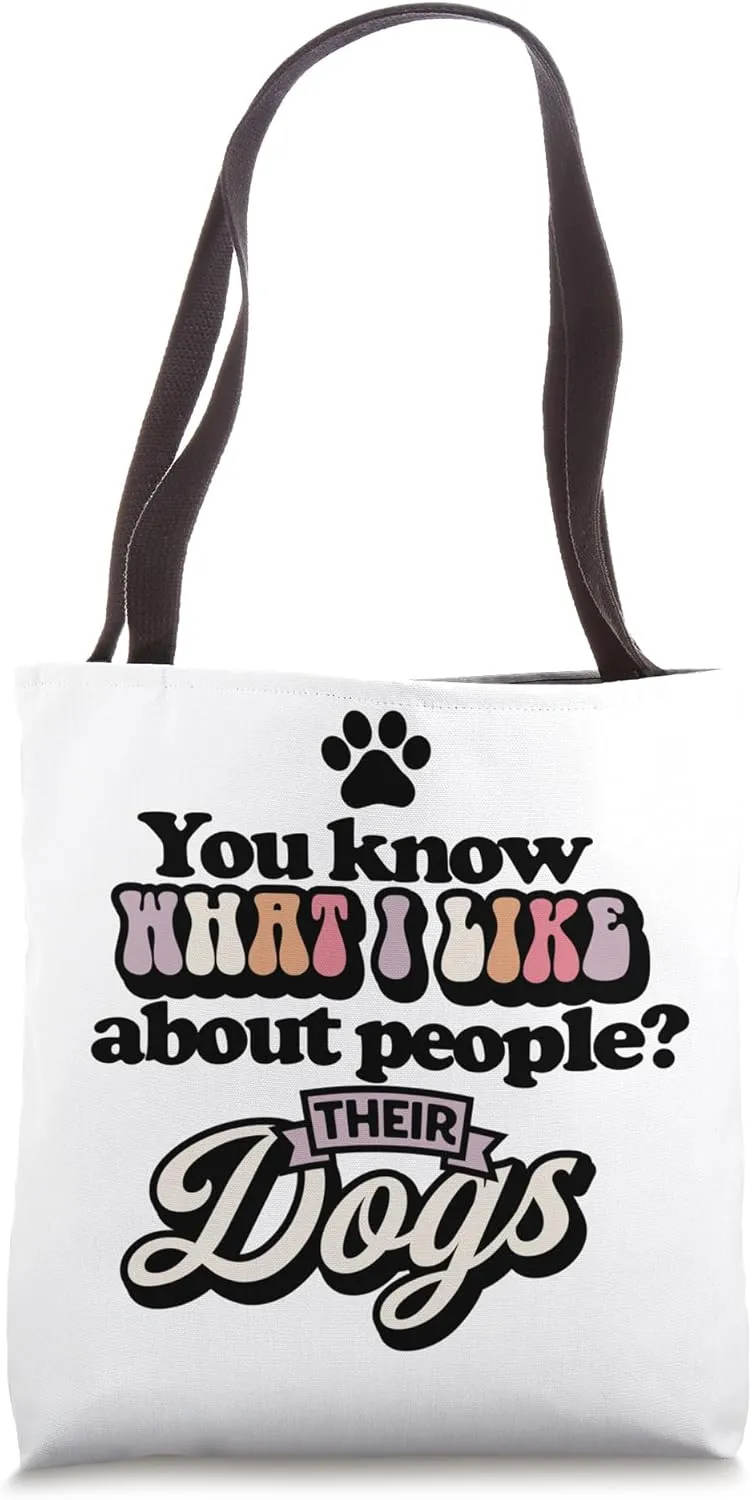 Paws and Reflect: Canine Companionship Appreciation Tote Bag