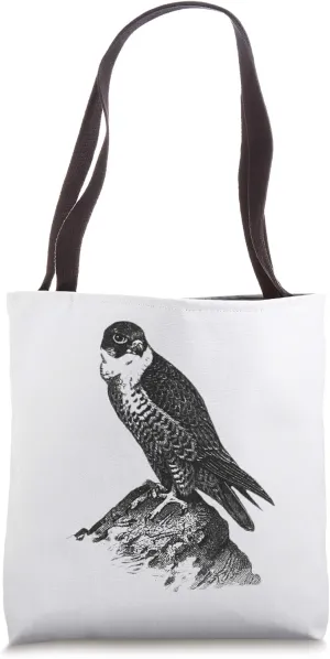 Peregrine Falcon Falconry Bird Of Prey Birdwatcher Gift Tote Bag