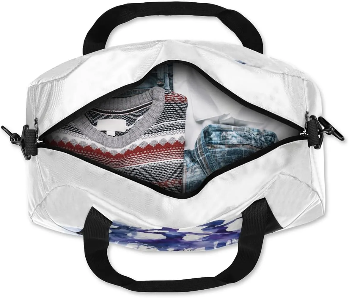 Personalized Kids Duffel Bag Ballet Dancer,Custom Sport Gym Bag for Boys Girls,WWeekender Overnight Bags Travel Duffel Bag,Customized Kids Gift