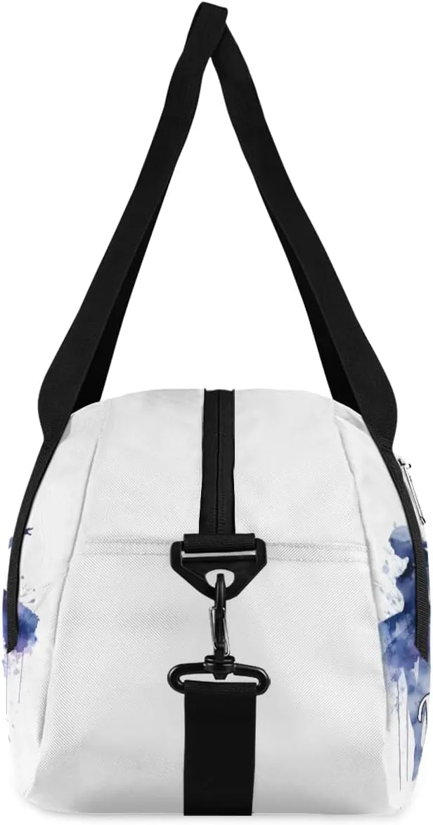 Personalized Kids Duffel Bag Ballet Dancer,Custom Sport Gym Bag for Boys Girls,WWeekender Overnight Bags Travel Duffel Bag,Customized Kids Gift