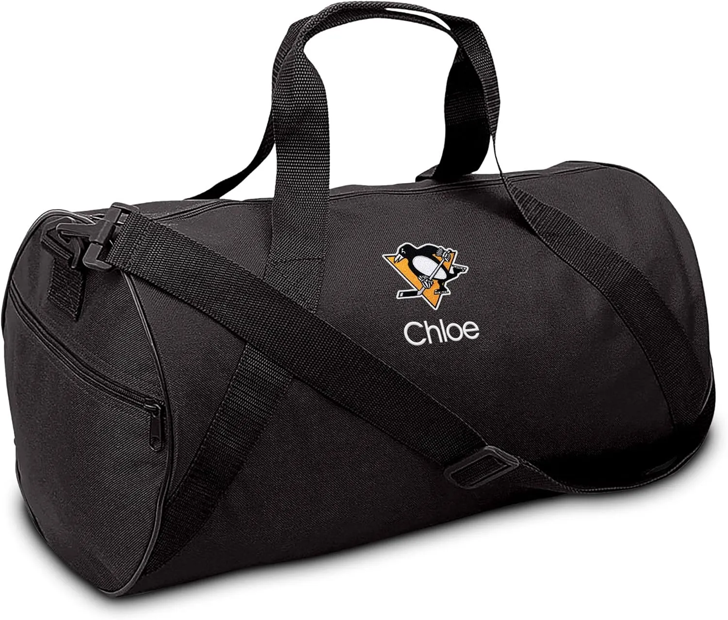 Pittsburgh Penguins Personalized Youth Duffel Bag (Black)