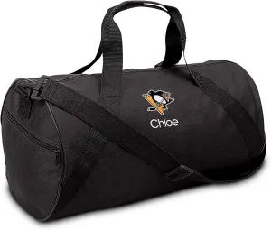 Pittsburgh Penguins Personalized Youth Duffel Bag (Black)