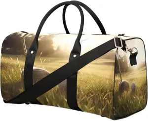 Play Golf Travel Duffel Bag for Women Men Waterproof Foldable Overnight Weekender Bag Large Capacity Sports Gym Bag