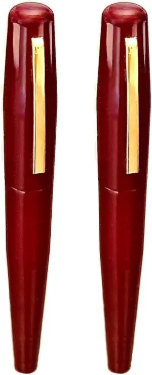 Police Magnum Small Pepper Spray Pen self Defense kit- Discreet Pocket Size Security- Made in The USA- 2 Pack Burgundy Tactical Pens