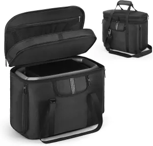 Portable Power Station Carrying Case Bag Compatible with For DELTA 3 Plus Power Station Generator Protective Shoulder Storage Bag Cover with Pocket for Outdoor Travel Camping Charging