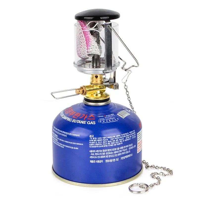 Portable Propane Gas Heater Light Compact Propane Gas Stove Camping Lantern with Adjustable Burner for Outdoor Camping