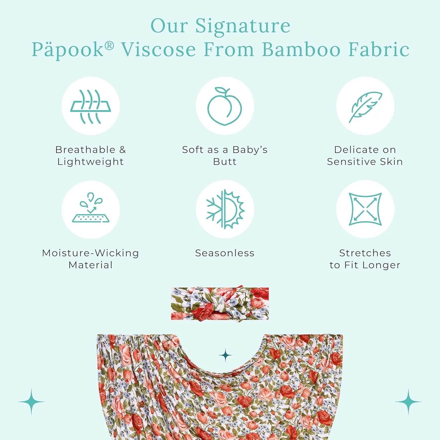 Posh Peanut Swaddle Blanket   Headband Set - Soft Newborn Swaddle Doubles As a Stroller, Receiving Blanket, and Nursing Cover - Matching Baby Swaddles & Headbands for Everyday