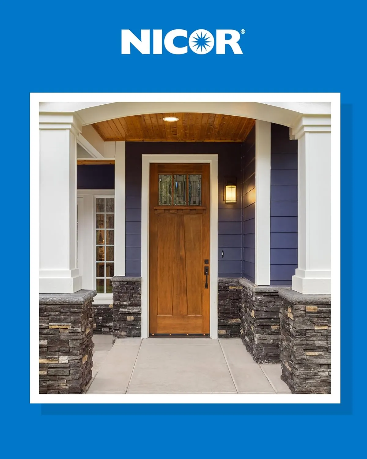 PrimeChime Plus 2 Electric Doorbell Kit - Doorbells for Home - Includes Selectable Ring Chimes - Basic Button, White - NICOR Lighting