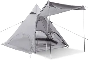 Pyramid Outdoor Tent,Oxford Cloth Waterproof Tent,Family Camping Tent Quick Set up Tent for Beach,Traveling,Hiking,Mountaineering,Outdoor Activities