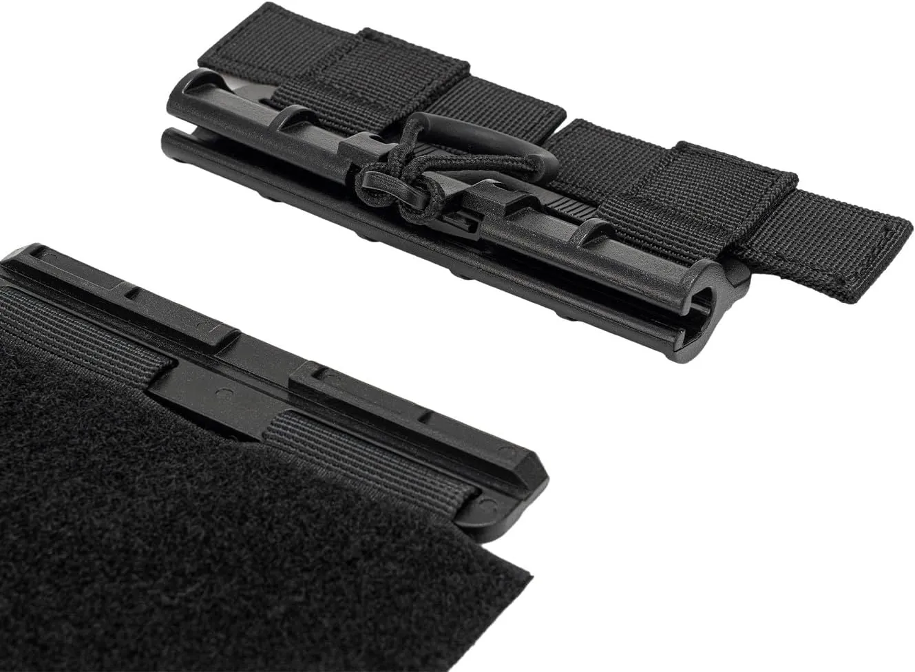 Quick Release Cummerbund Conversion Attachment for Tactical MOLLE Vest Quick Disconnect Buckle Hook & Loop Strap & Flap Adapter for Airsoft/Training Vest Accessories