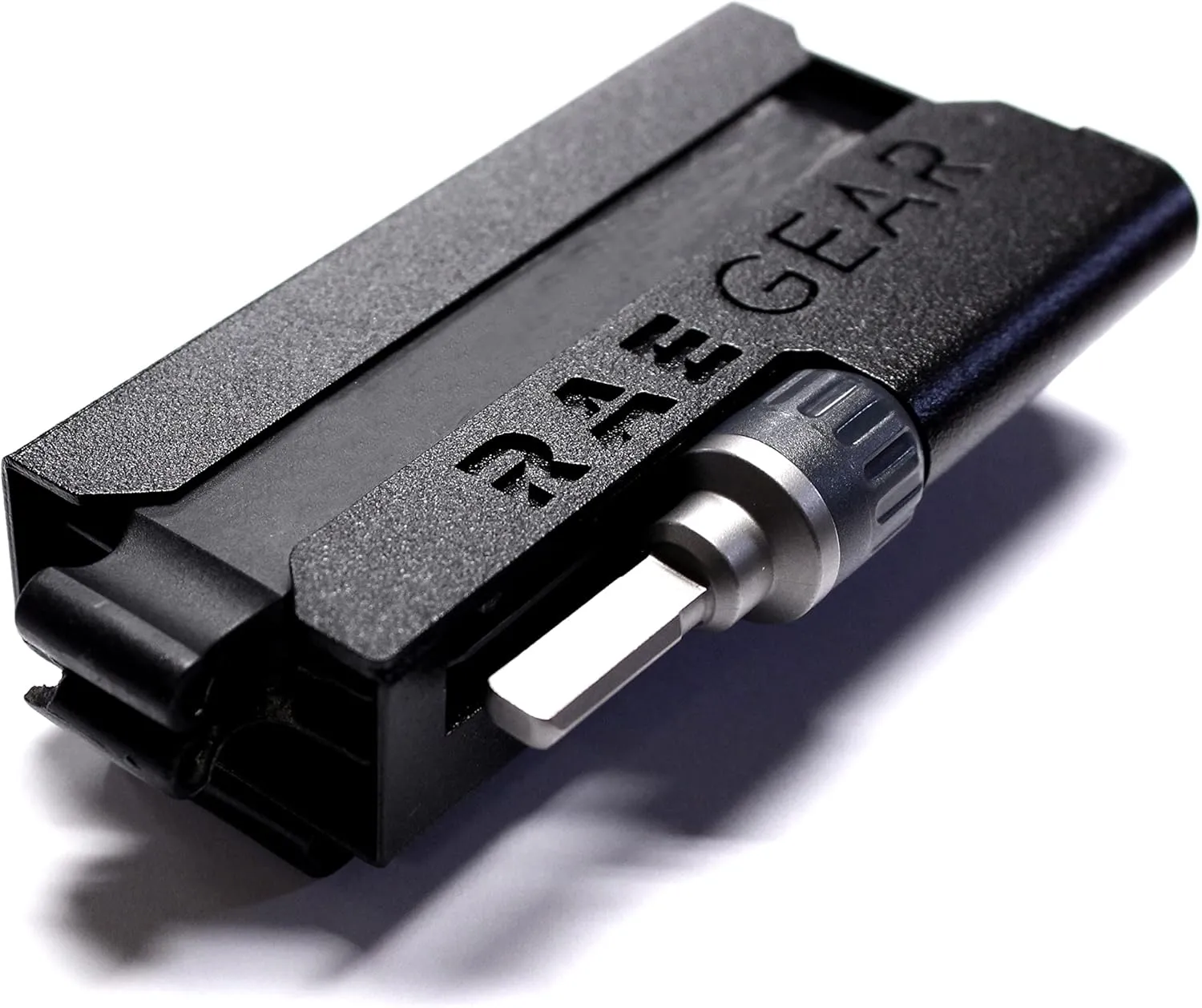 RAE GEAR BIT KIT   RATCHETING EXTENDER with UNIVERSAL BELT SIZE & ROTATABLE BELT CLIP (bit kits and extender NOT included) Compatible with Leatherman bit kit