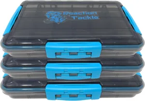 Reaction Tackle Ultimate Tackle Box Trays: Boxes to Organize and Store in Your Fishing Tackle Bag! for Anglers on The Go - 3600 Tackle Tray and 3700 Tackle Trays - 3-Clip Waterproof Tray