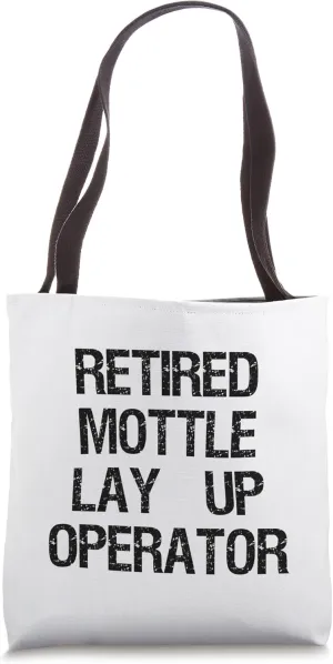 Retired Mottle Lay Up Operator Tote Bag