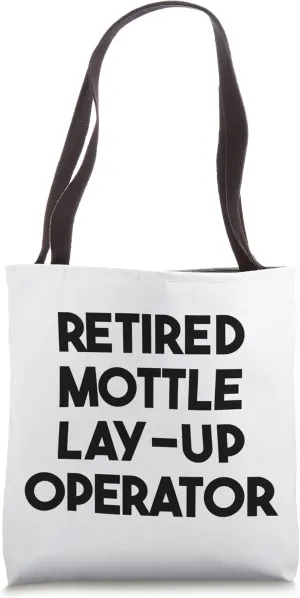 Retired Mottle Lay Up Operator Tote Bag