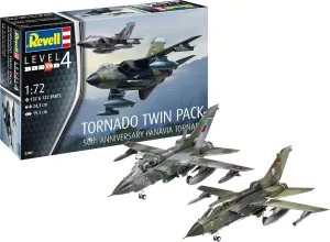 Revell 03801 Tornado 50th Anniversary Twinpack 1:72 Scale Unbuilt/Unpainted Plastic Model Kit