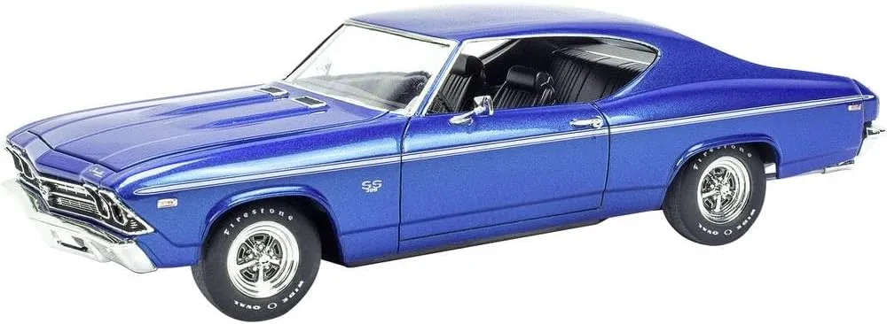 Revell 85-4492 1969 Chevelle SS 396 Model Car Kit 1:25 Scale 125-Piece Skill Level 5 Plastic Model Building Kit Blue