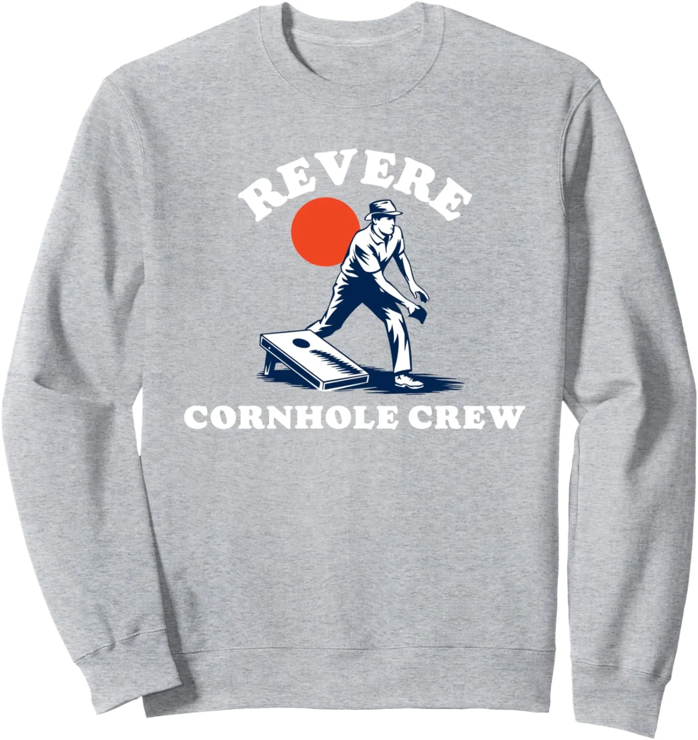 Revere Cornhole Crew Retro Eighties Vibe Beanbag Team Sweatshirt