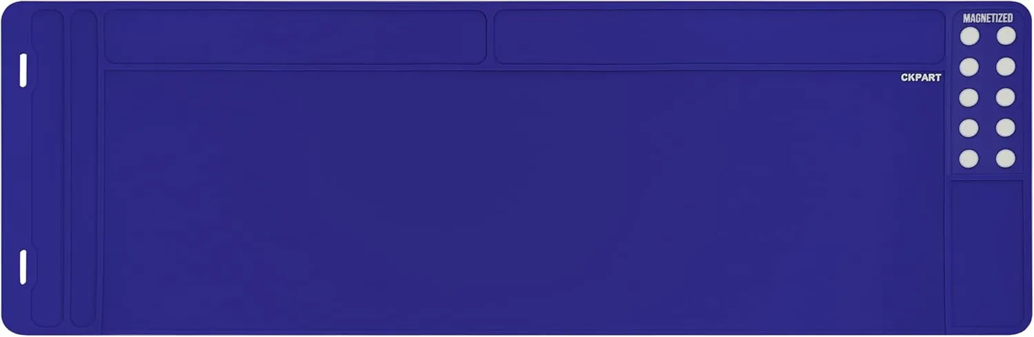 Rifle Gun Cleaning Mat, Anti-Slip Rubber Tactical Magnetic Mat, Gun Maintenance Mat,Gun Maintenance Mat for Gun Cleaning Kits 36" x 12"
